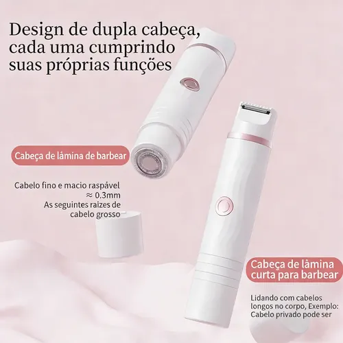 – Removedor Doble: Depilación Sin Dolor Ni Manchas Azul –