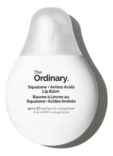 Squalane + Amino Acids Lip Balm The Ordinary Bálsamo Labial con Escualeno y Aminoácidos Bálsamo hidratante multiusos para labios 15mL