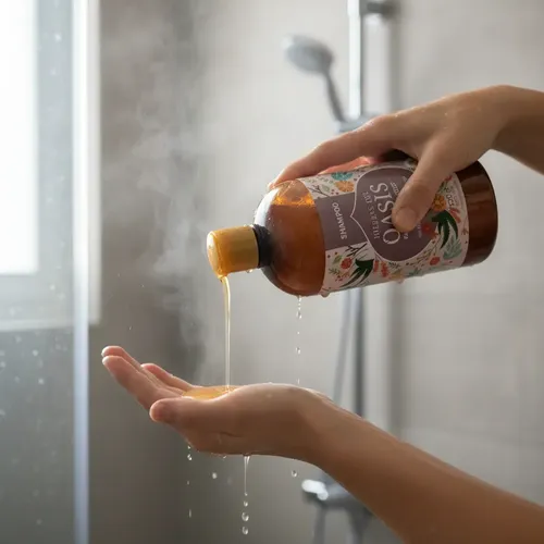 Shampoo Para Cabellos Secos Y Dañados Hierbas Del Oasis