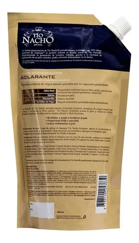 Tio Nacho Recargable Doypack Acondicionador Aclarante 400 Ml
