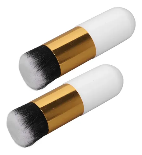 Set De Brochas De Maquillaje 2 Piezas Cerdas Suaves Y Cómoda