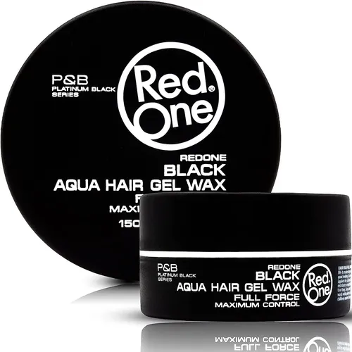 Cera Capilar Red One Aqua Hair Gel Wax Black 150ml