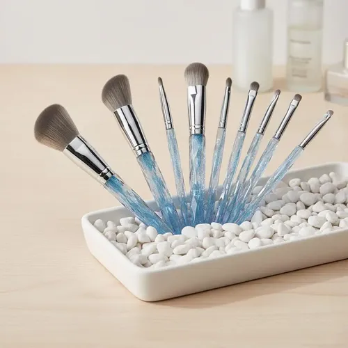 Set De Brochas De Maquillaje Suaves De 9 Piezas – Multitaski