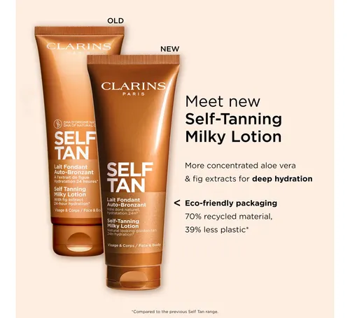 Loción Lechosa Autobronceadora Clarins Para Rostro Y Cuerpo