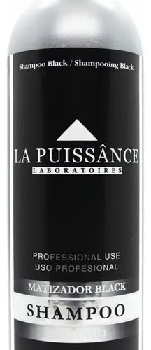 La Puissance Matizador Black Shampoo Pelo Rubio Gris X 300ml
