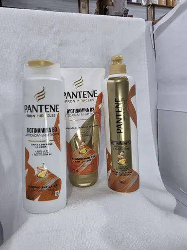 Pantene Combo Biotina Shampo+aco+crema Peinar