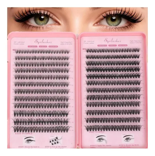 Kit De Pestañas Postizas D Curl 640pcs De Wigicd