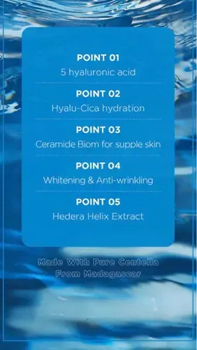 Skin1004 Madagascar Centella Hyalu Cica Blue Serum 50ml Momento De Aplicación Día/noche Tipo De Piel Todo Tipo De Piel