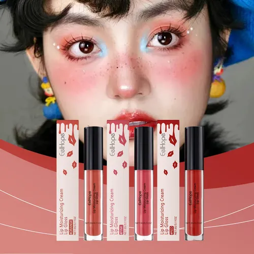 Brillo De Labios Hidratante Eelhope, Brillo Labial Colorido  Naranja