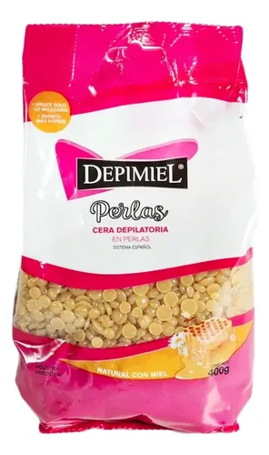 Cera Depilatoria Perlas Depimiel 400 Gr Natural Miel