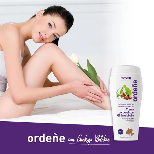 Crema Para Piernas Cansadas Enrojecidas Ginkgo Biloba