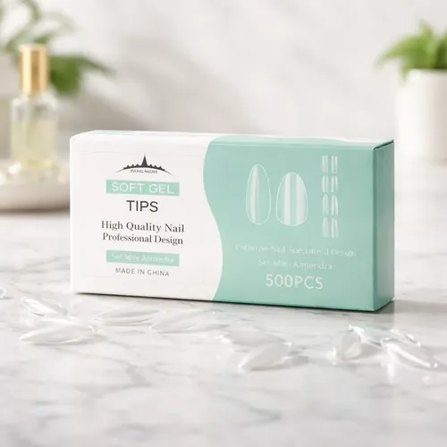 Tips Para Soft Gel Y Press On Mini Paris Night X500 Original