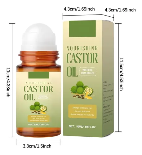 Aceite De Ricino Nutritivo De 50 Ml Para El Crecimiento Del