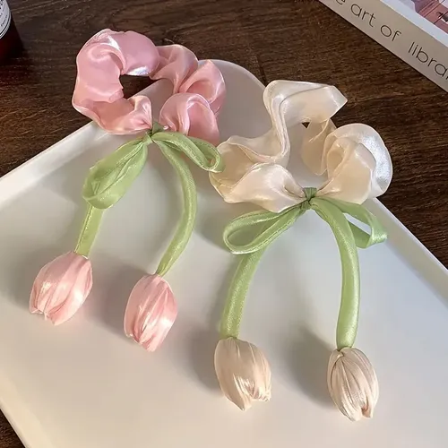 Accesorio Para El Pelo Con Forma De Tulipán Francés, 3 Unida 3pcs