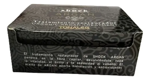Ampollas De Pelo Shock Argan Tonaleg X 12u Restaurador