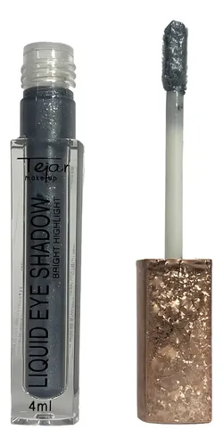 Sombra Líquida Tejar Make Up x3 Blanco Acabado Brillante Waterproof