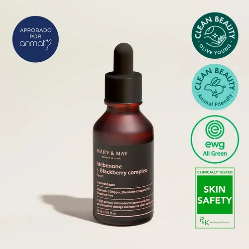 Sérum Mary & May Idebenona Blackberry Antioxidante 30 ml
