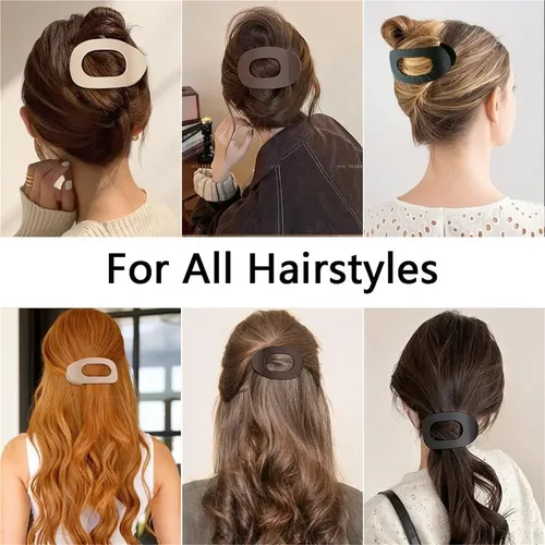 Gwps 4 Pinzas Planas Para Cabello Mujer