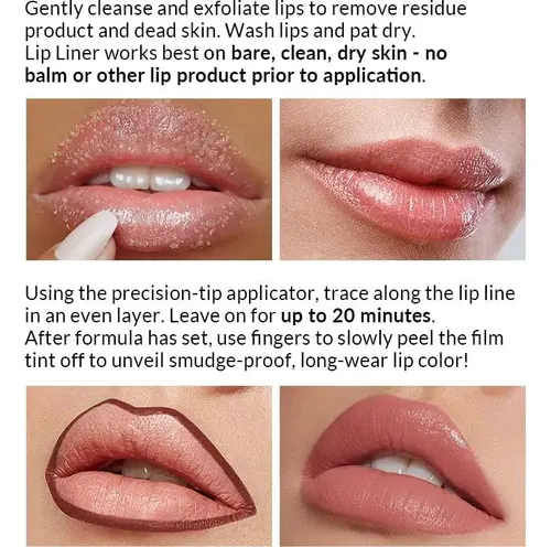 Lápiz Labial Despegable Pwyshxdf, Tatuaje De Larga