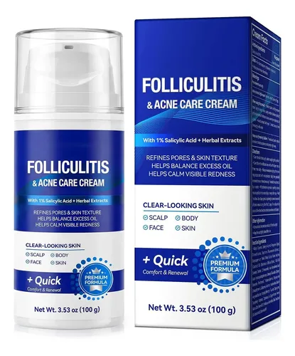 Crema Tratamiento 1% Ácido Salicílico Para Foliculitis