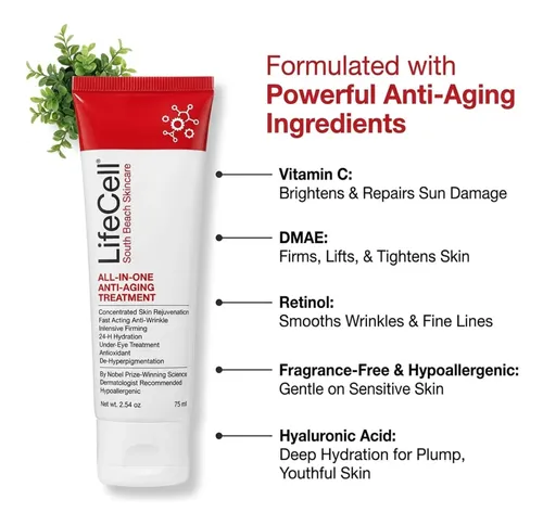 Crema Facial Antiedad Multiefecto Reduce Ojeras