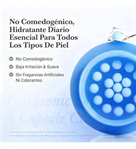 $ Crema Cápsula Hidratante Con Ácido Hialurónico $ /04