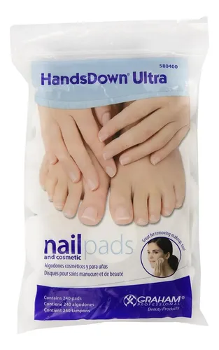 Discos Y Toallitas Graham Hands Down Ultra Para Uñas Y