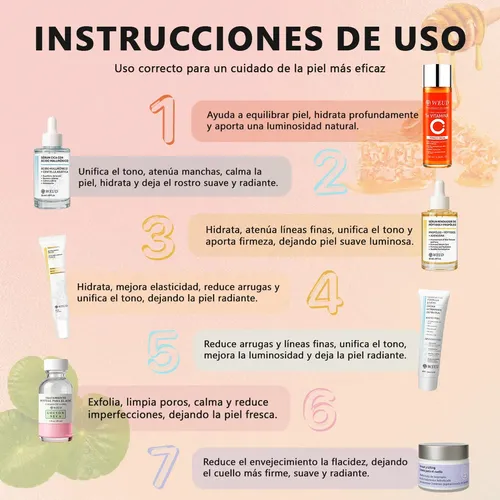Kit Weud Skincare 7 En 1 Antiacné Hidratante Rostro Cuello