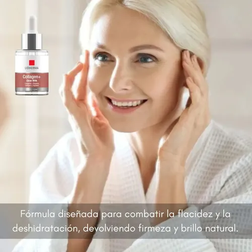 Skincare Lidherma Collagen+ Glow Milk Con Colágeno Vegetal Todo Tipo De Piel