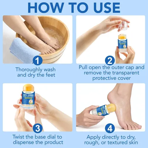 Crema De Urea, Crema For Pies Con Urea De Máxima Potencia,