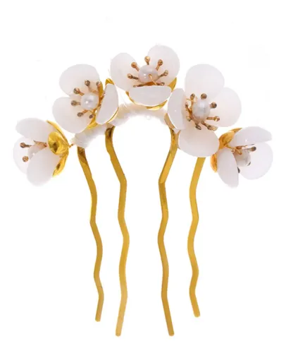 Paquete De 1 Horquilla Con Flor De Jade
