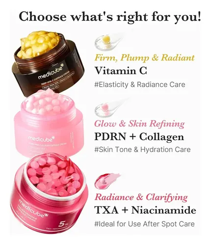 Medicube Salmon Dna Pdrn Pink Collagen Capsule Cream Coreano