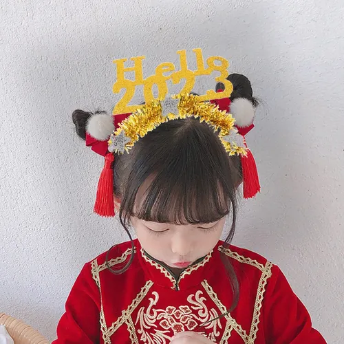 Diadema De Feliz Año Nuevo, Accesorio Para El Dorado