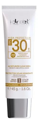Idraet Protector Solar Hidratante Spf 30 Beige 45g
