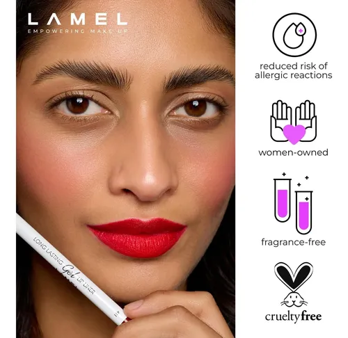 Lápiz Delineador Labios Resistente Al Agua Con Pigmento