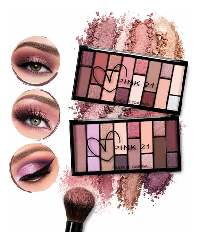 Combo 2×1 Sombras Ojos Liquidación Tonos Marrones Pink 21