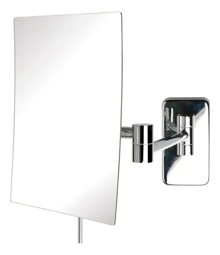 Espejo De Maquillaje Jerdon Para Pared Con Aumento 5x Cromo