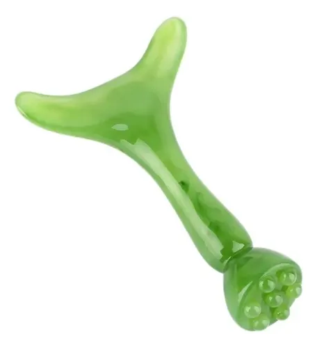 Herramienta Masajeadora Corporal Sha For Gua, Reutilizable,  Green-fishtail