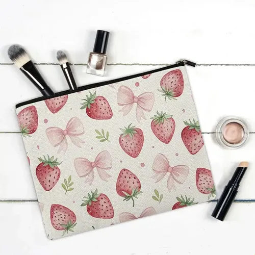 W#c*b Bolsa De Maquillaje De Lino For Cosméticos, For //