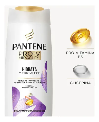 Shampoo Fortalecedor Pantene Pro-V Miracles Hidrata y Fortalece 700 ml