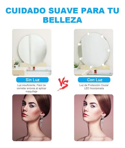 F Txg Luces For Espejo Maquillaje 10 Bombillas P