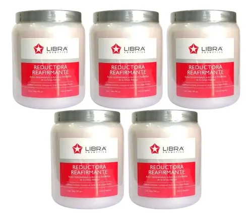 5 Crema Masajes Reductora Y Reafirmante 980g Libra Cosmetica Fragancia Suave