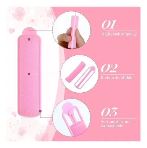 Classicseali 56 Rizadores De Esponja Para Cabello Rulos