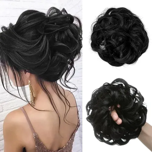 Moños Postizos, Messy Bun Hair Piece Grande Coleteros Pelo /