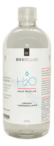 Agua Micelar Desmaquillante H2o 500ml Biobellus