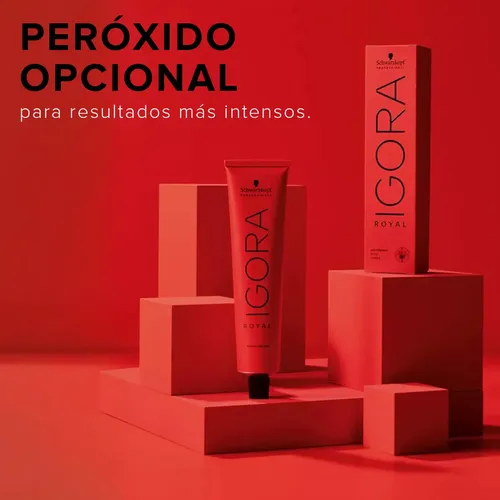 Tinte Para Cabello En Crema Igora Royal Profesional 60g 0-89 Rojo Violeta Concentrado