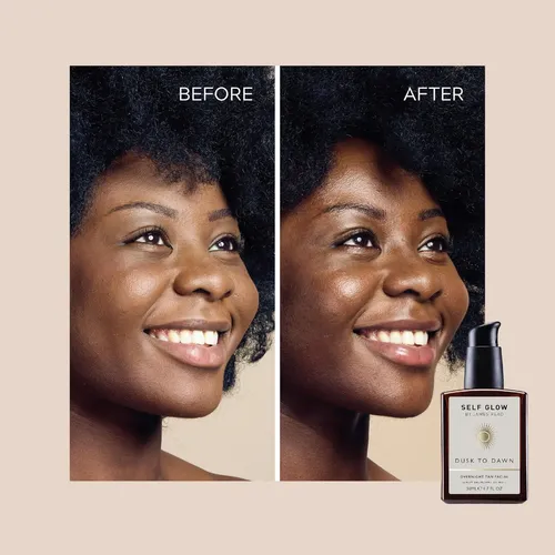 Suero Facial Self Glow Bronceado De Noche De Ocaso A Amanece