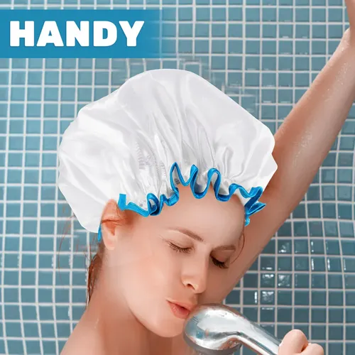 4 Gorros De Baño Elásticos Para Adultos, Funda De Ducha Domé