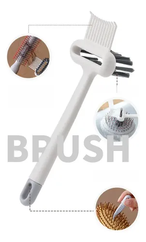 Cepillo De Limpieza Doble Para Peines Y Cabello