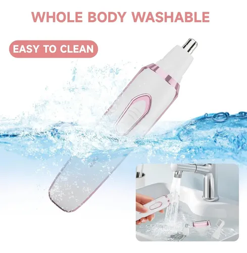 Depiladora Eléctrica Facial Para Mujer Recargable 4 En 1